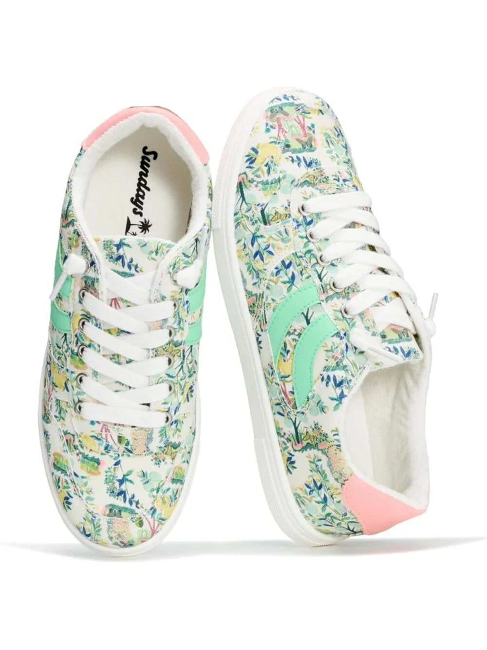 Women's Mint Comfortable Memory Foam Insole Non Slip and Lightweight Sneakers